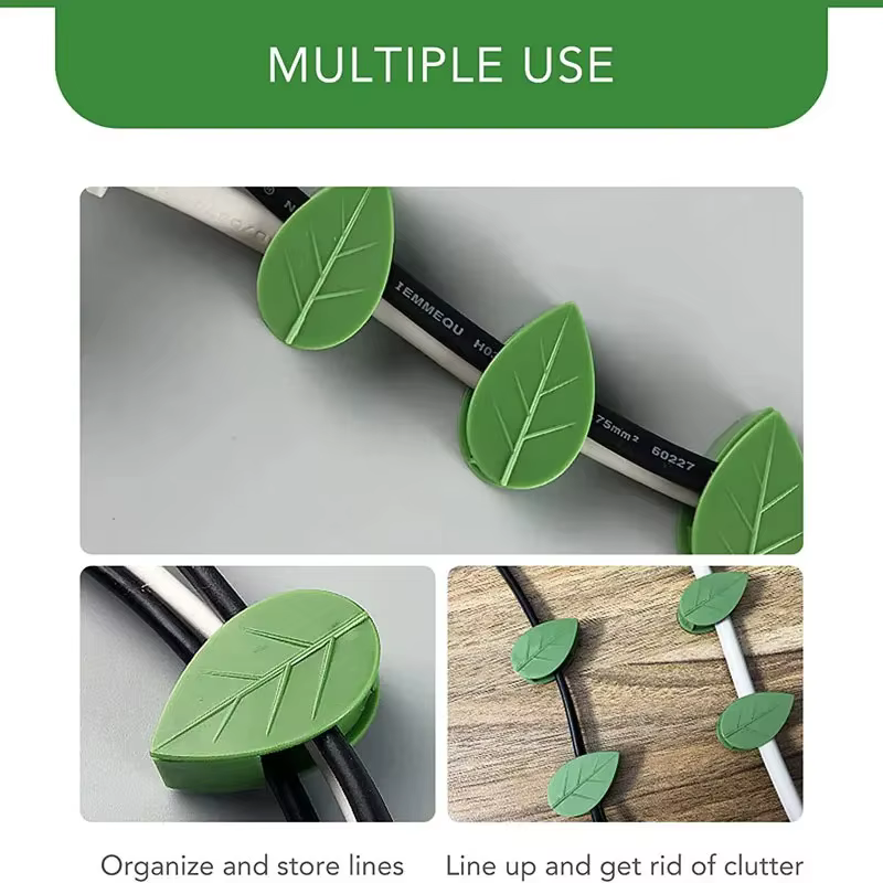 Clips de fixation murale pour plantes grimpantes, autocollant en acrylique, crochet auto-adhésif, support de Traction pour plantes de vigne, décoration intérieure et extérieure