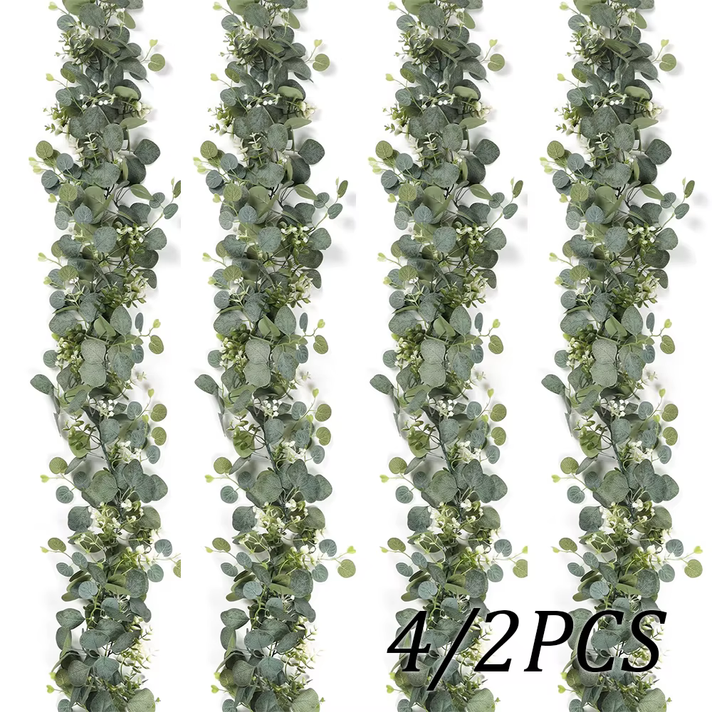 Guirlande suspendue d'eucalyptus artificiel