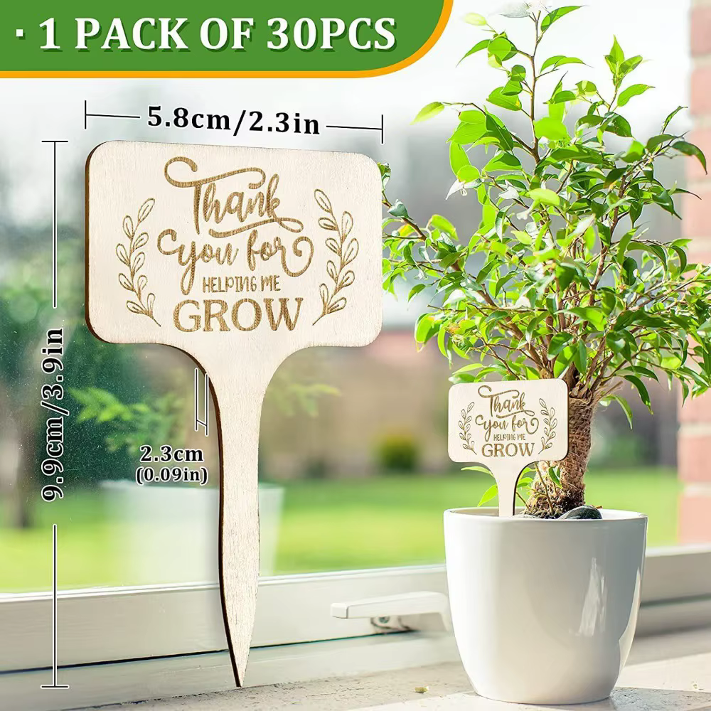 Plaque de fleurs horticoles en bois de peuplier