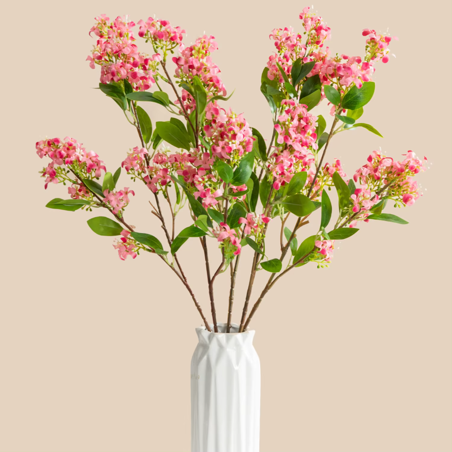 Fleur artificielle en soie de lilas pour bouquet de mariée