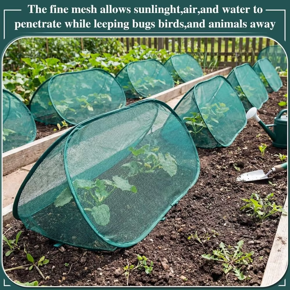 Filet de protection pliable pour plantes
