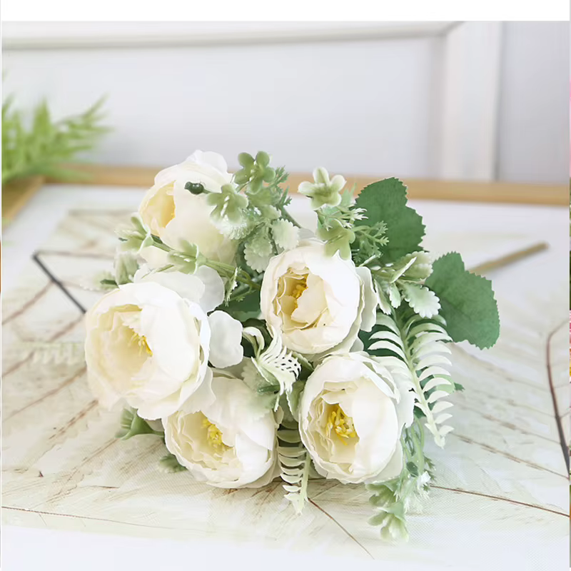 Pivoines artificielles roses