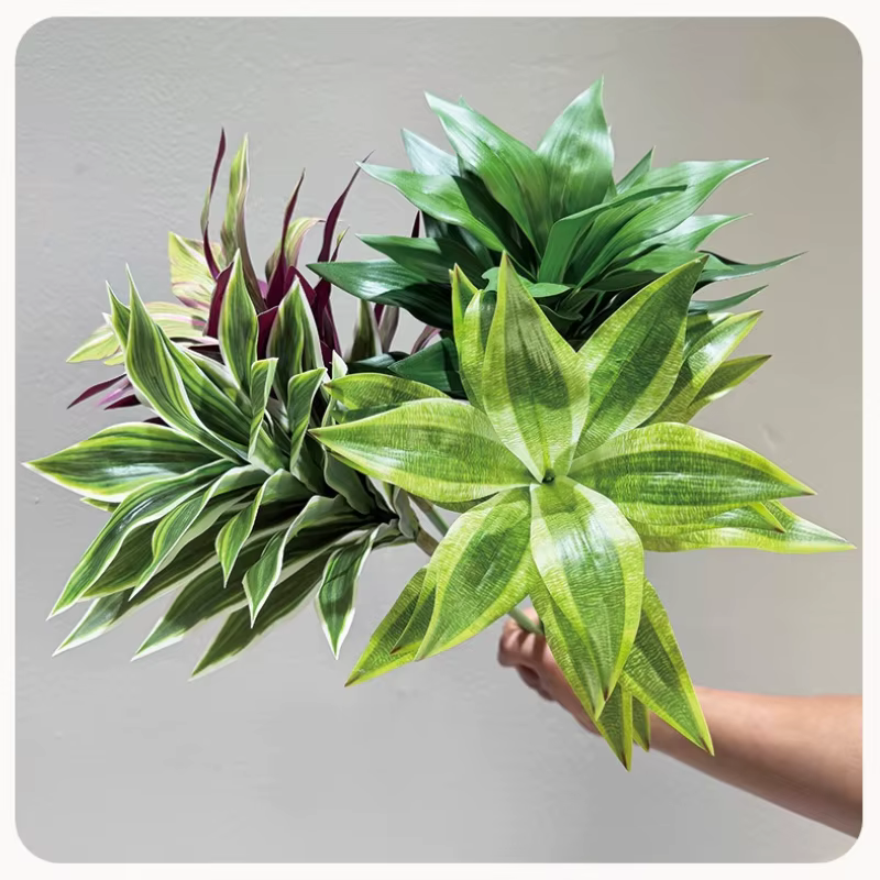 Simulation de plantes en plastique Dracaena