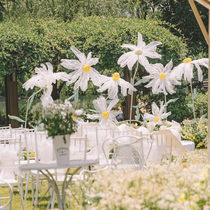 Grandes Fleurs Artificielles pour Mariage