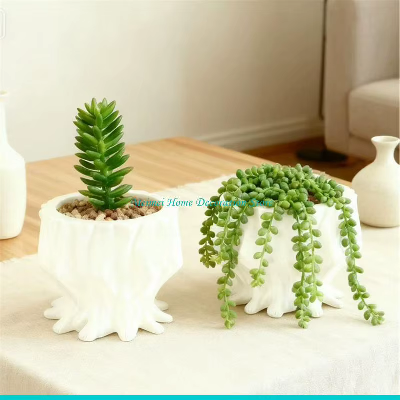 H7BF – jardinière décorative élégante en forme jambe