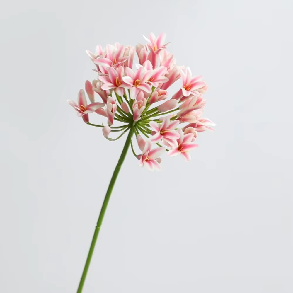 Branche de fleurs artificielles de luxe Agapanthus