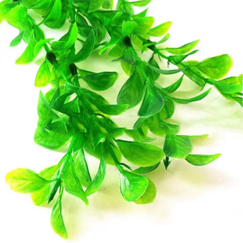 Plantes d'ornement d'aquarium d'herbe artificielle plante d'eau en plastique pour accessoires