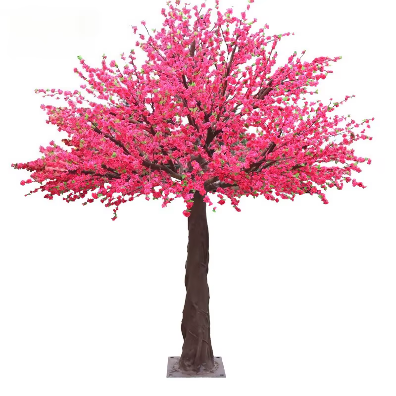 Simulation d'arbre à fleurs de pêcher