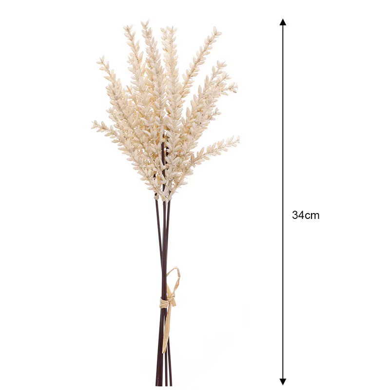 Plantes de Blé Artificielles vaccées en Plastique pour Décoration de Mariage