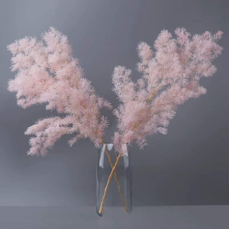 2 pièces de fleurs décoratives naturelles Myriocladus Penglai Song