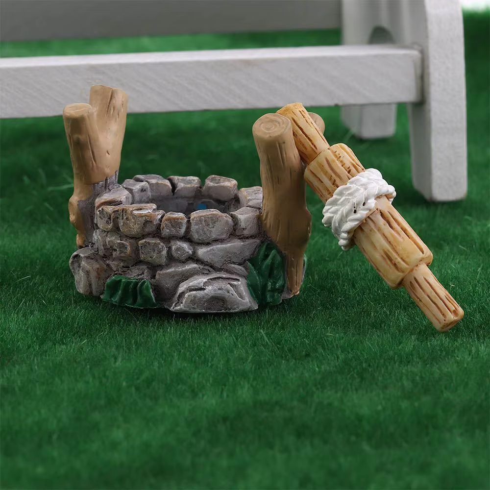 Miniature décorative en résine pour jardin