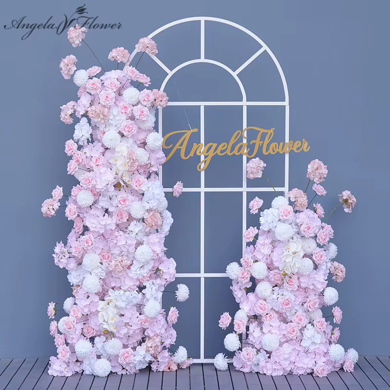 A8887 Roses orchidées hortensias 5D Arrangement floral décor mariage toile de fond arc KT conseil rangée florale fête fenêtre affichage accessoires