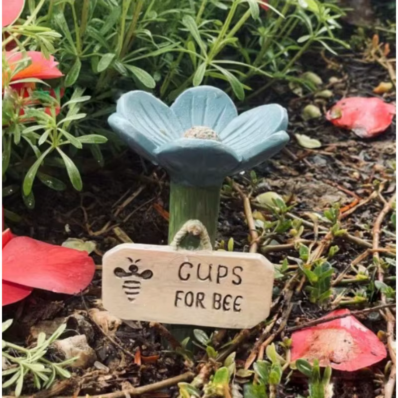 Stations d'arrosage en forme de fleur