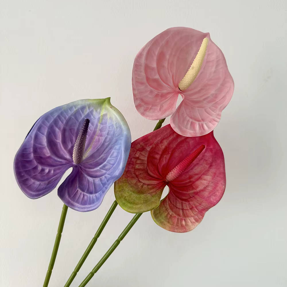 Fleurs artificielles Anthurium réalistes