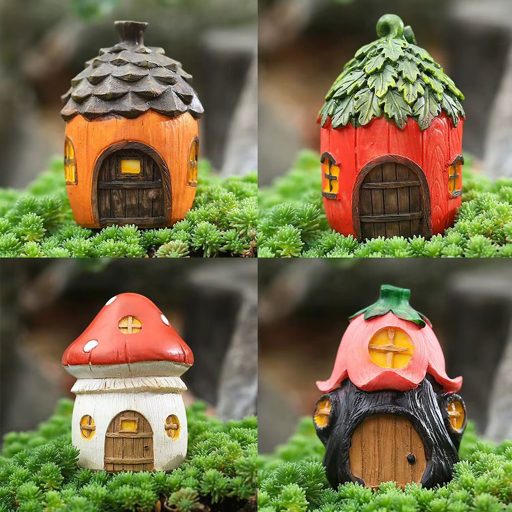 Décoration de jardin créative en résine