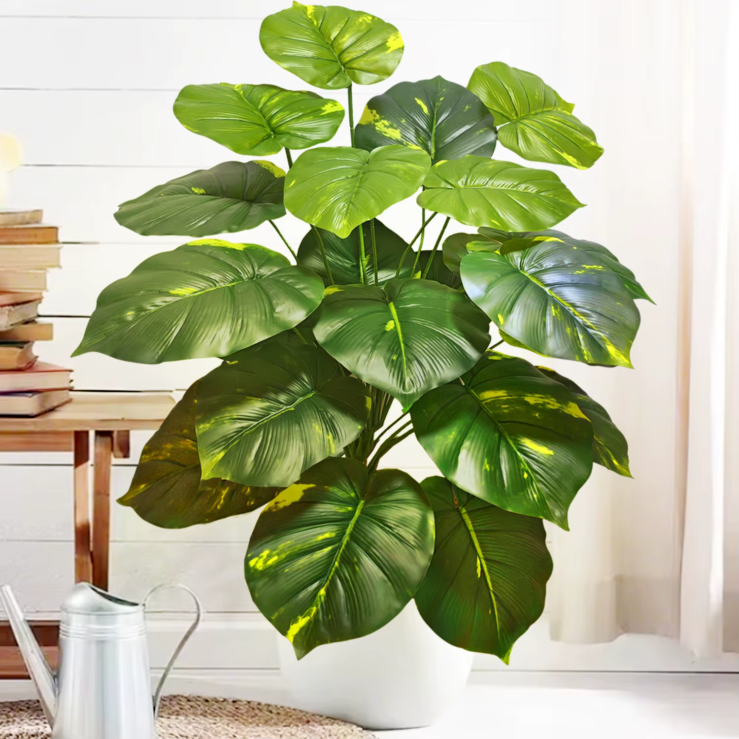 60-103 cm artificielle Monstera deliciosa Pothos Alocasia feuille fausse plante ornementale festive décoration de bureau à domicile