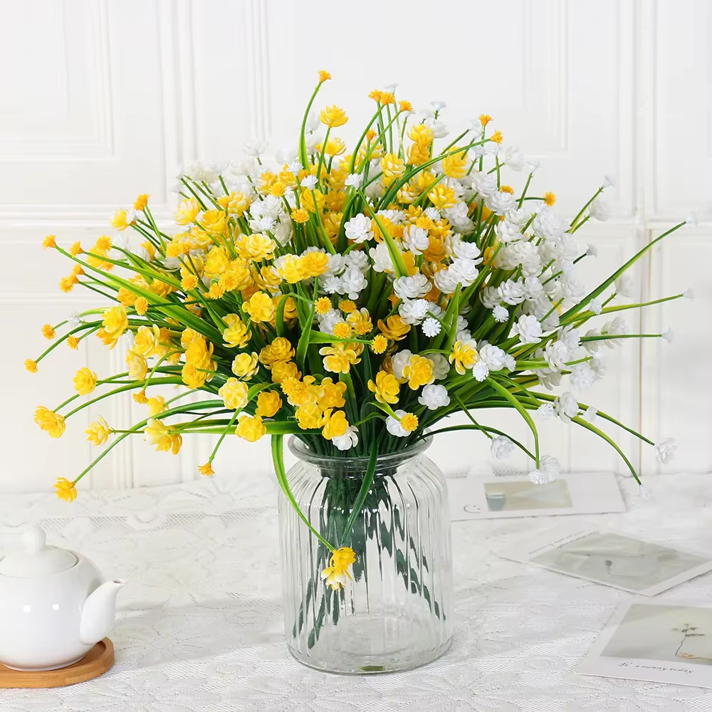 Fausses fleurs de camélia artificielles