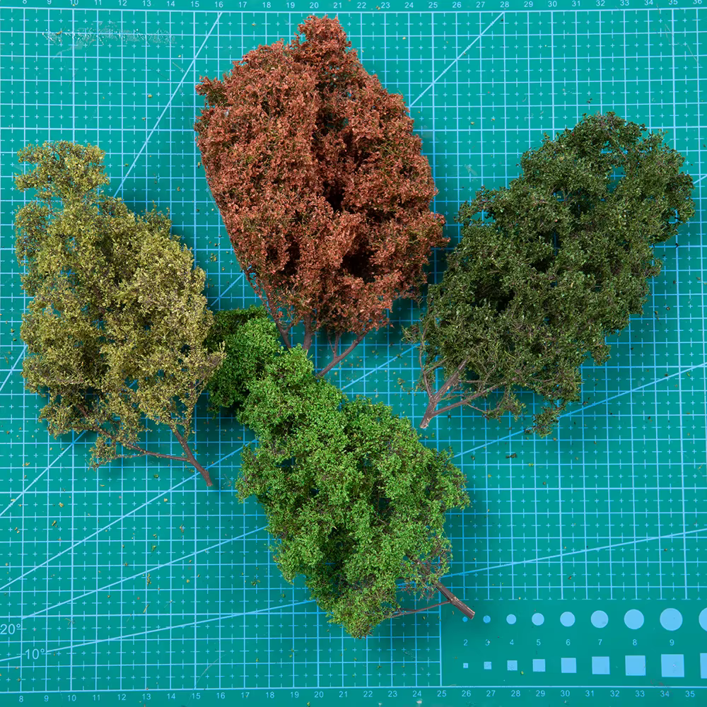 Simulation de gros arbre modèle arbustes