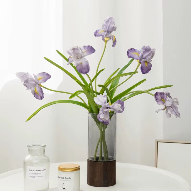 10 pièces de fleurs artificielles en PU