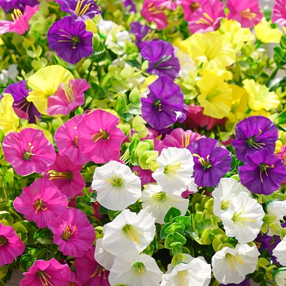 8 pièces de fleurs artificielles avec protection UV - adaptées aux décorations intérieures et extérieures