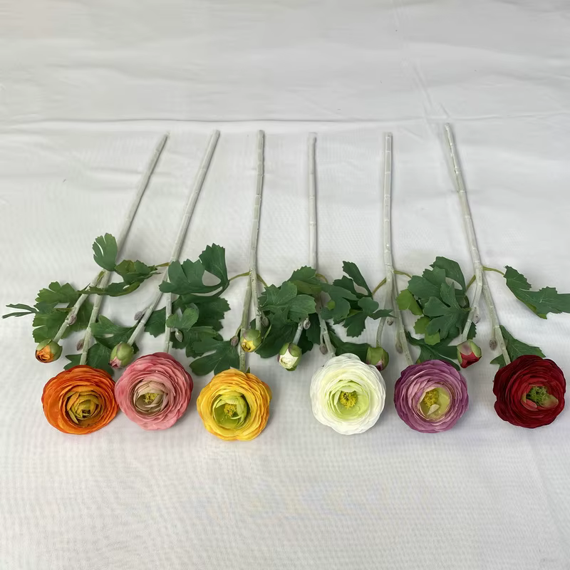 Bouquet de roses artificielles en soie