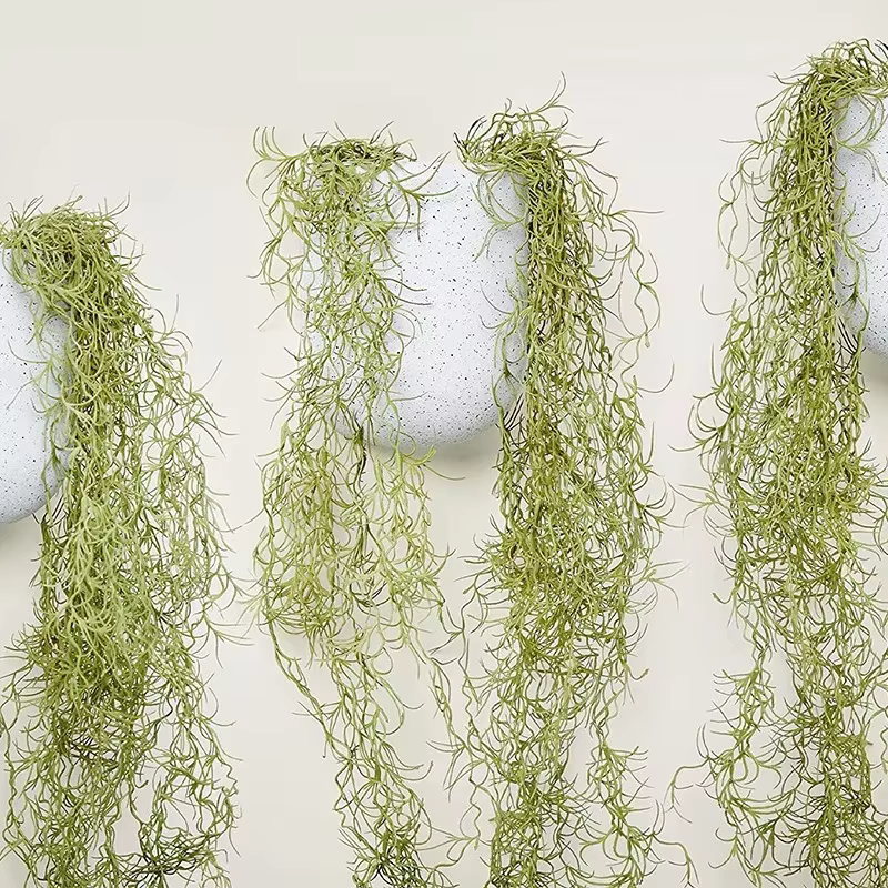 1/3/5 pièces de plantes artificielles vertes en plastique