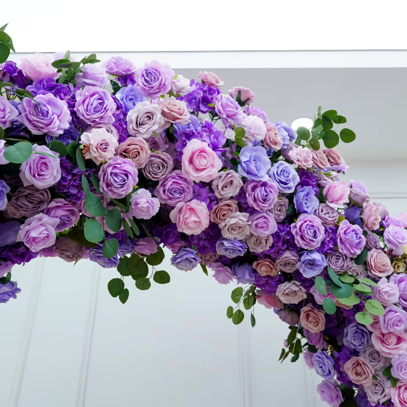 Arc d'hortensia Rose violet