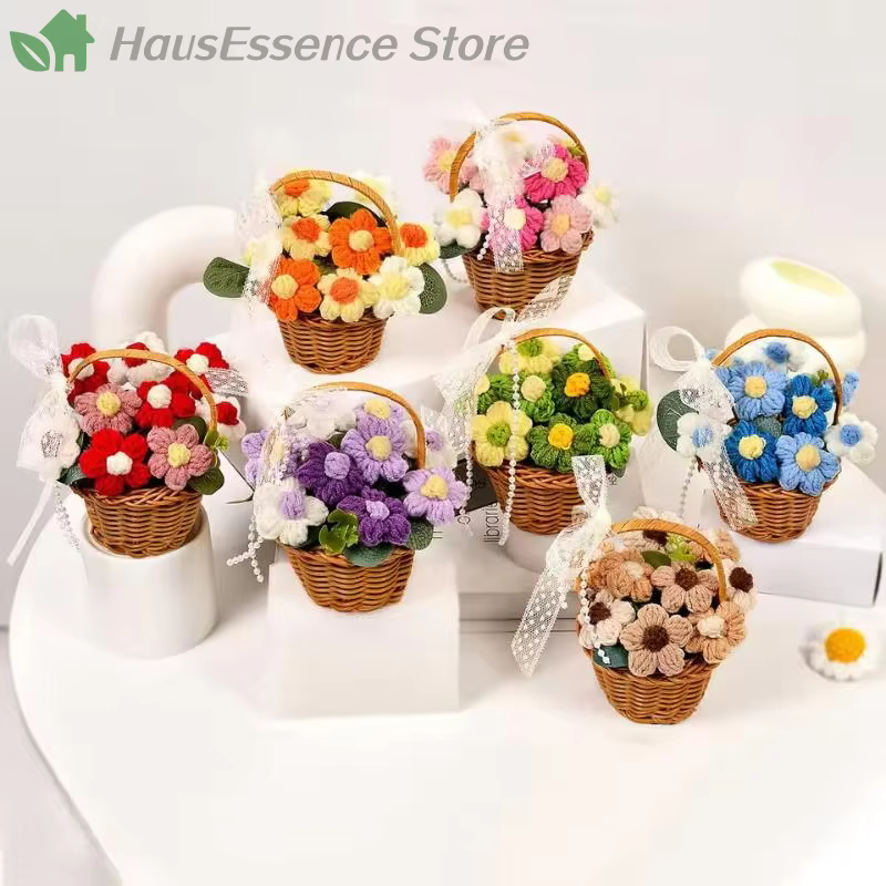 ※1 bouquet de fleurs au crochet fait main