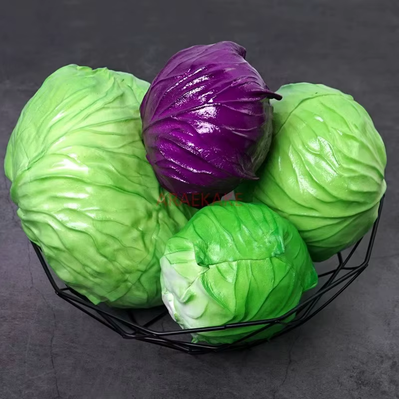 Accessoires décoratifs de faux chou violet