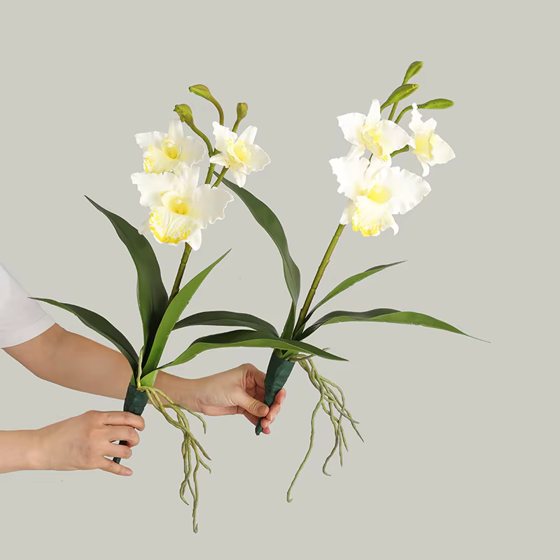 Fleur d'orchidée artificielle pour la décoration de la maison