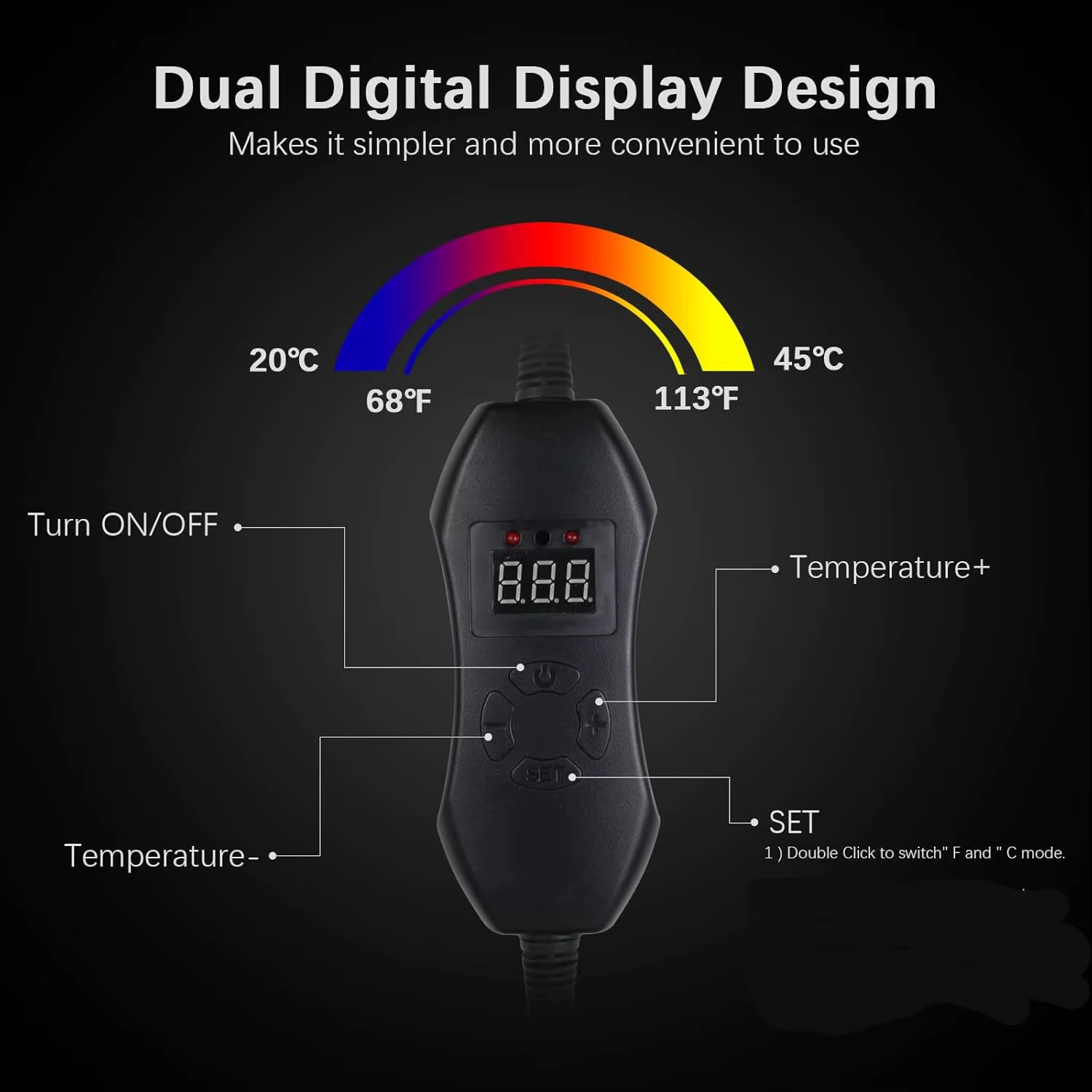 Tapis chauffant pour semis avec Thermostat numérique