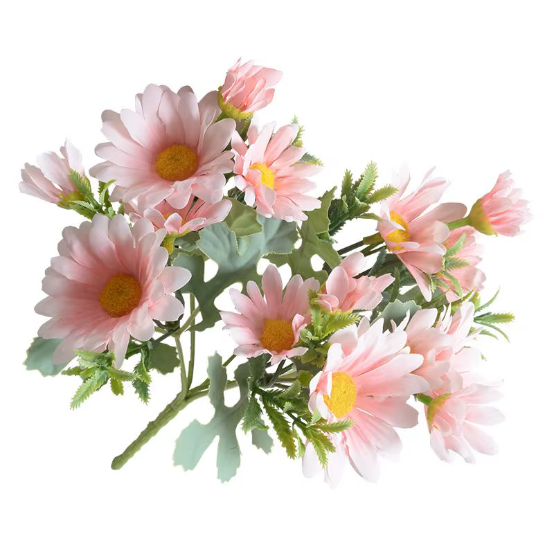 Fleur artificielle de soleil et de chrysanthème