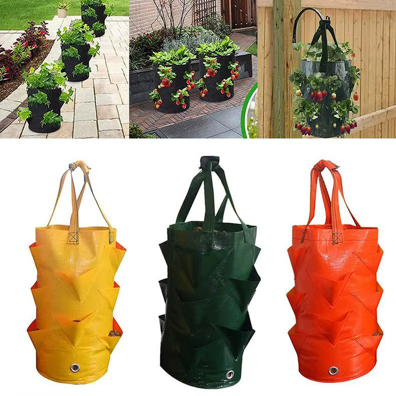 Sac de culture suspendu pour fraises et herbes