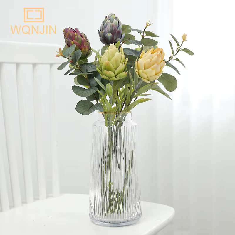 WQNJIN – Bouquet de fleurs artificielles de marguerite jaune