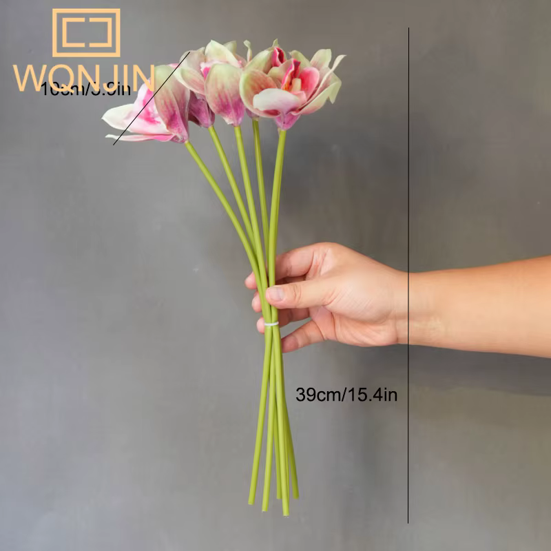 Vases orchidées papillon pour la décoration intérieure