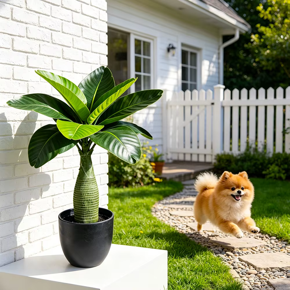 Plantes artificielles de bananiers 37/40 cm