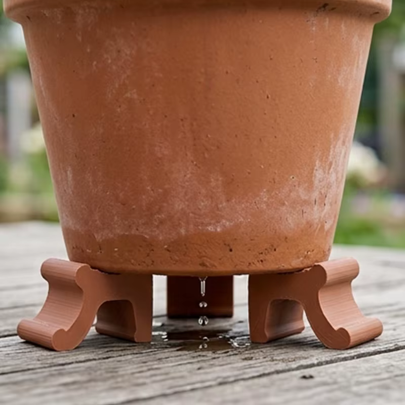 3/12 pièces Supports de pieds pour pots de fleurs et plantes de jardin