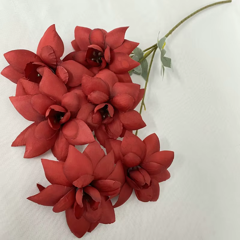 Simulation de fleurs en soie