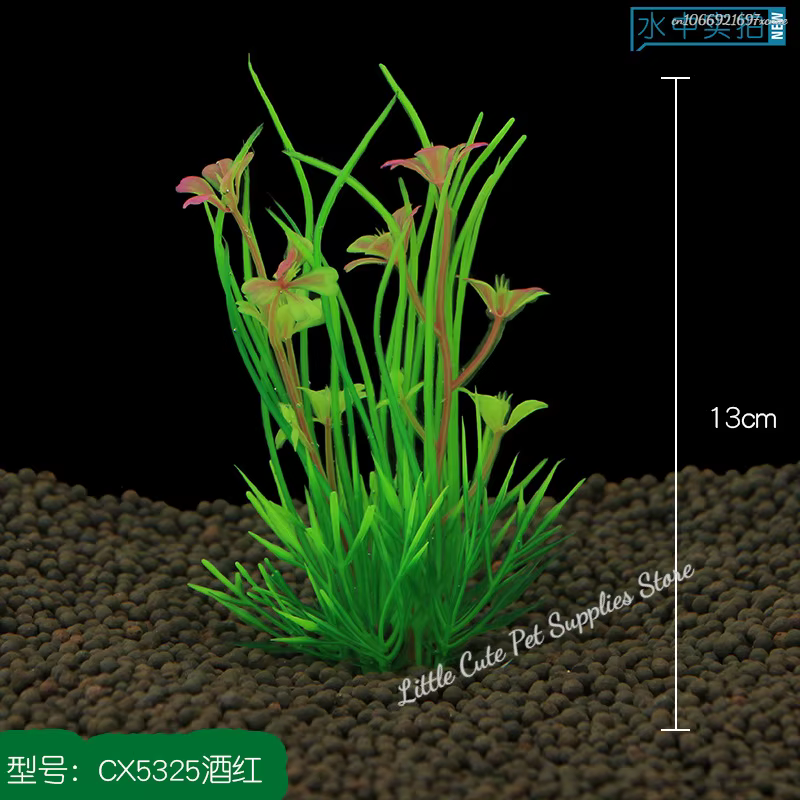 Plantes d'aquarium artificielles plante verte aquatique Aquarium décoration
