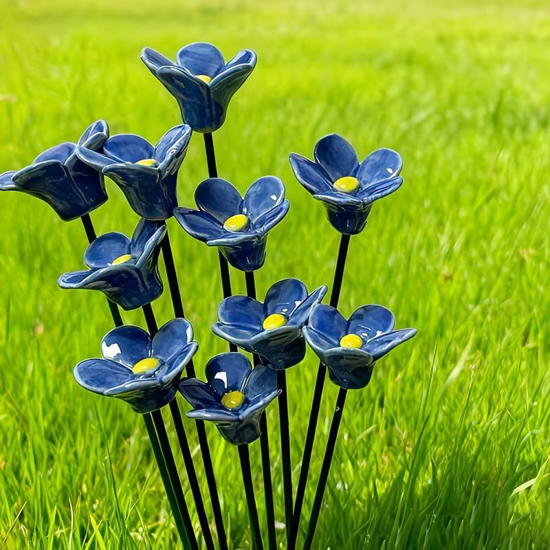 Nouvelles fleurs éternelles en céramique artisanales