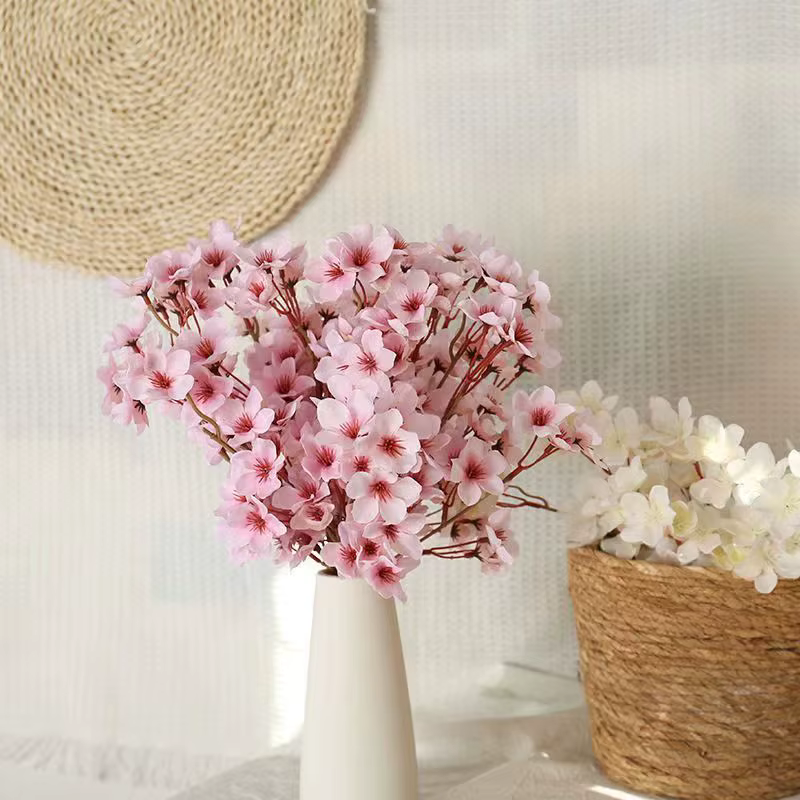 Fleurs artificielles en soie