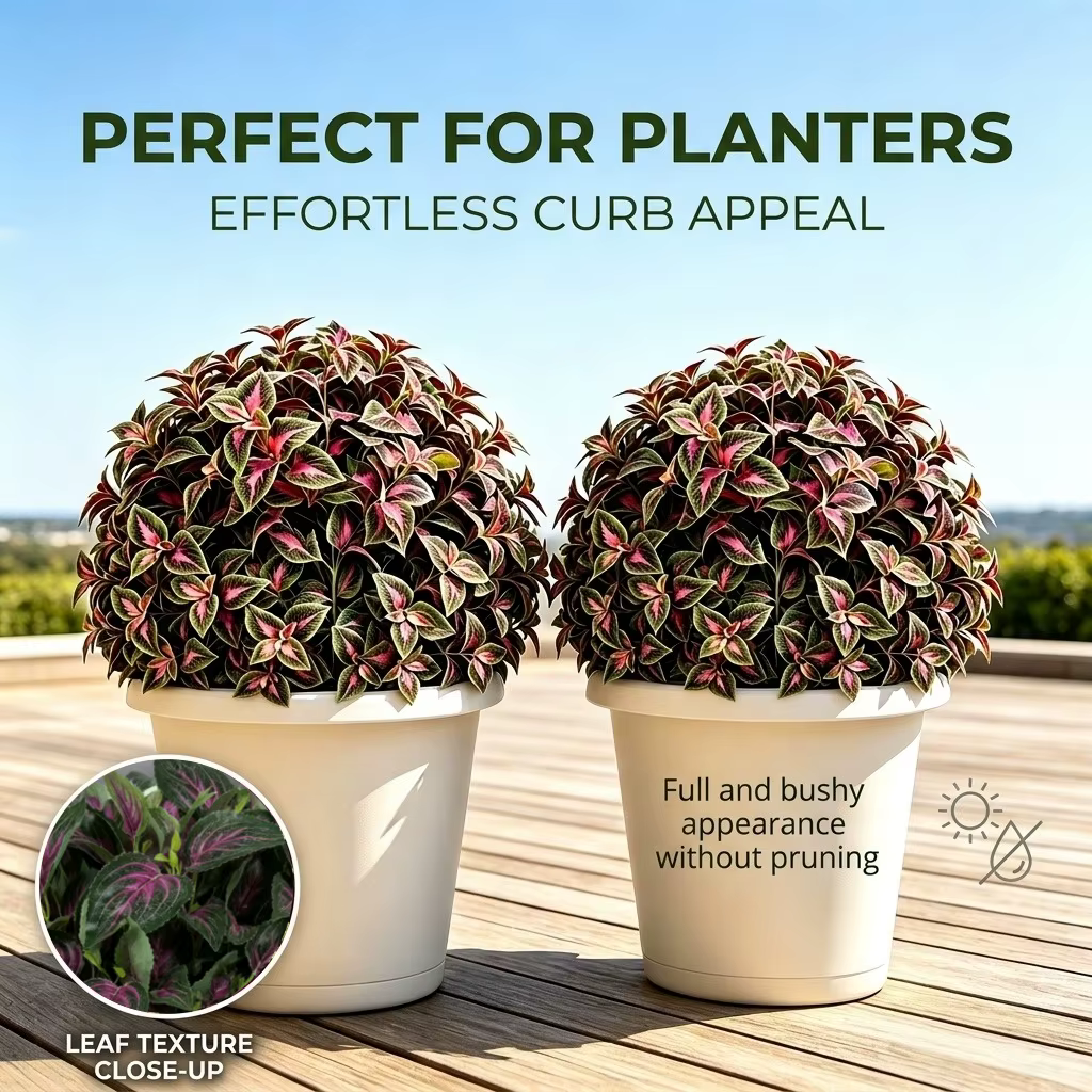 4 plantes vertes artificielles d'extérieur de haute qualité