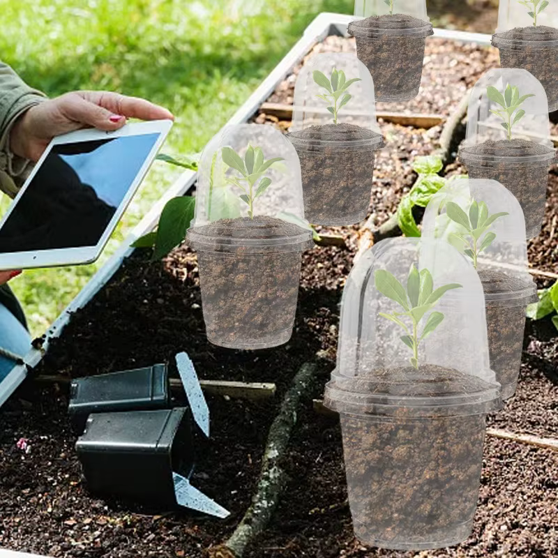 Pots de pépinière en plastique élégants