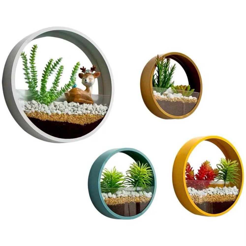 Pot de fleurs suspendu mural intérieur sans perçage pour plantes vertes