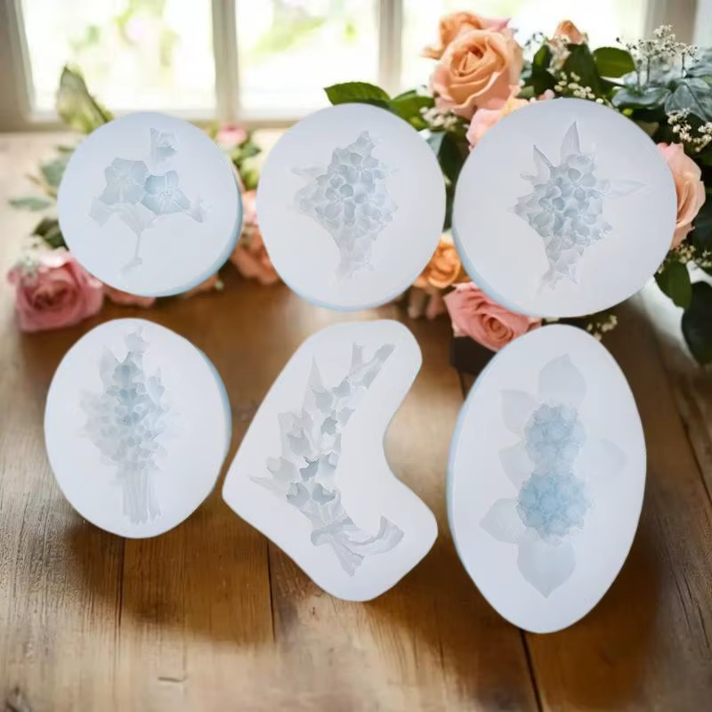 Moule en Silicone pour bougie parfumée à fleur d'osmanthus