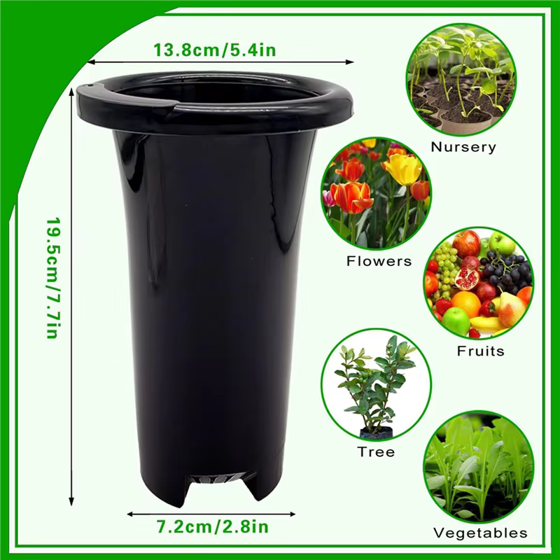 Pots de pépinière en plastique pour plantes profondes AA81-30Pcs
