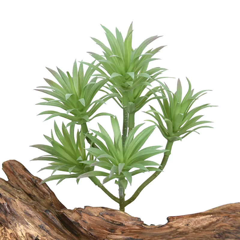 Plantes vertes artificielles en plastique