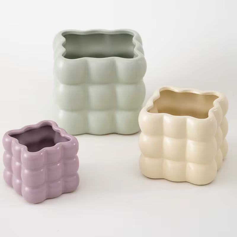 Pot de fleurs en céramique Jiugongge Sphblades