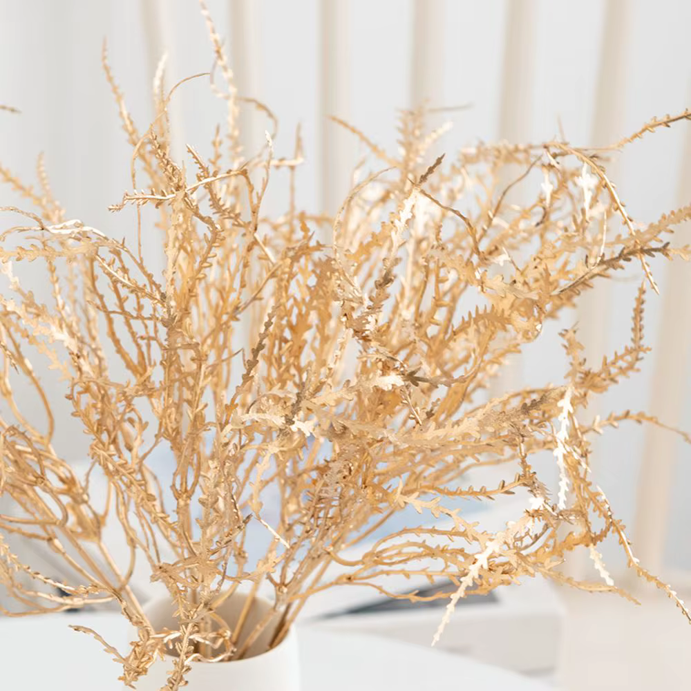 Plante artificielle corail doré herbe fête maison vase cour extérieur jardin nouvel an mariage bouquet de mariée bricolage cadeau décor mur