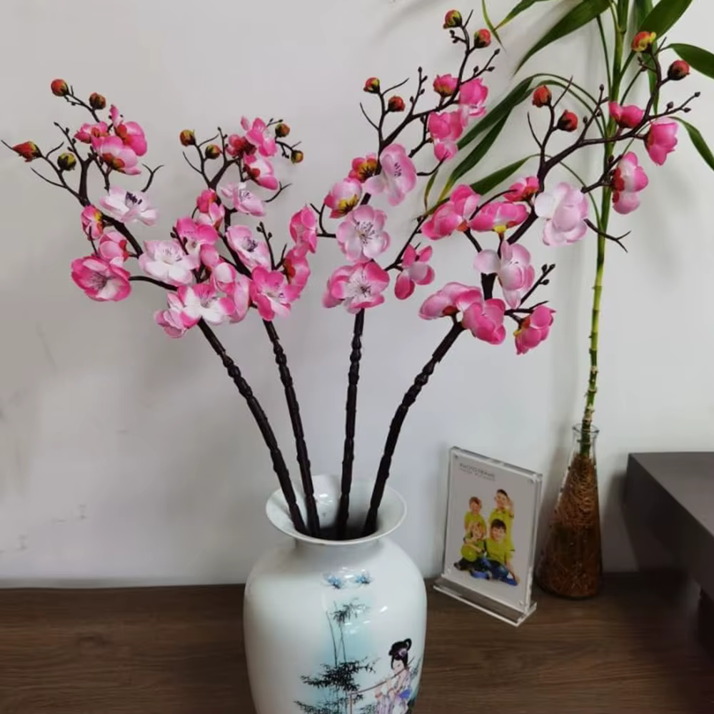 Fleurs artificielles en soie
